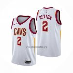 Camiseta Cleveland Cavaliers Collin Sexton NO 2 Association Blanco