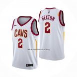 Camiseta Cleveland Cavaliers Collin Sexton NO 2 Association Blanco