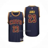 Camiseta Cleveland Cavaliers LeBron James NO 23 Retro Azul