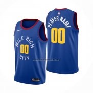 Camiseta Denver Nuggets Personalizada Statement Azul