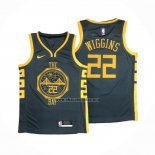 Camiseta Golden State Warriors Andrew Wiggins NO 22 Ciudad 2018-19 Azul