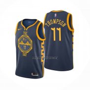 Camiseta Golden State Warriors Klay Thompson NO 11 Ciudad 2018-19 Azul