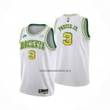 Camiseta Houston Rockets Kevin Porter JR. NO 3 Classic 2022-23 Blanco