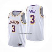 Camiseta Los Angeles Lakers Anthony Davis NO 3 Association Blanco