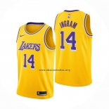 Camiseta Los Angeles Lakers Brandon Ingram NO 14 Icon Amarillo