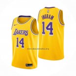 Camiseta Los Angeles Lakers Brandon Ingram NO 14 Icon Amarillo