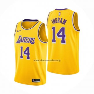 Camiseta Los Angeles Lakers Brandon Ingram NO 14 Icon Amarillo