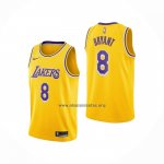 Camiseta Los Angeles Lakers Kobe Bryant NO 8 Icon 2018-19 Amarillo