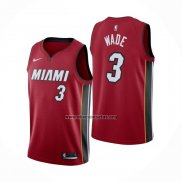 Camiseta Miami Heat Dwyane Wade NO 3 Statement Rojo