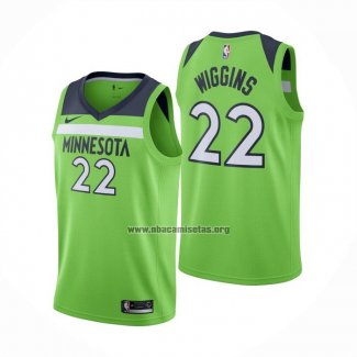 Camiseta Minnesota Timberwolves Andrew Wiggins NO 22 Statement Verde