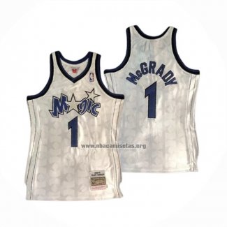 Camiseta Orlando Magic Tracy McGrady NO 1 Mitchell & Ness 2000-01 Blanco