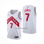 Camiseta Toronto Raptors Kyle Lowry NO 7 Association 2020-21 Blanco