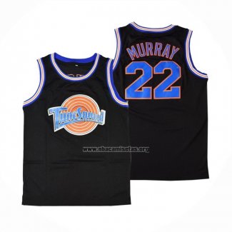 Camiseta Tune Squad Murray NO 22 Negro