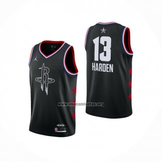 Camiseta All Star 2019 Houston Rockets James Harden NO 13 Negro