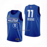 Camiseta All Star 2021 Brooklyn Nets Kyrie Irving NO 11 Azul