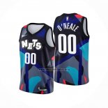 Camiseta Brooklyn Nets Royce O'neale NO 00 Ciudad 2023-24 Negro