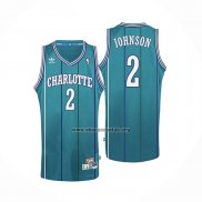 Camiseta Charlotte Hornets Larry Johnson NO 2 Retro Azul