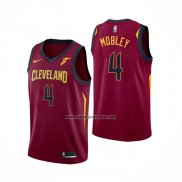 Camiseta Cleveland Cavaliers Evan Mobley NO 4 Icon Rojo