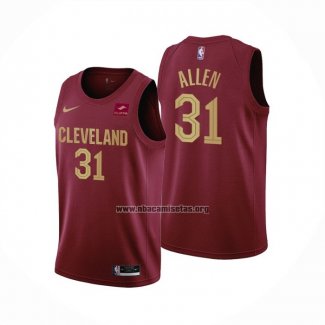 Camiseta Cleveland Cavaliers Jarrett Allen NO 31 Icon 2022-23 Rojo