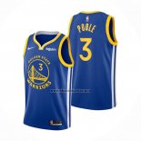 Camiseta Golden State Warriors Jordan Poole NO 3 Icon Azul