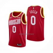 Camiseta Houston Rockets Jalen Green NO 0 Classic Rojo