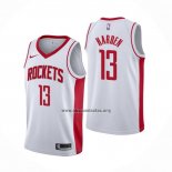 Camiseta Houston Rockets James Harden NO 13 Association Blanco