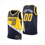 Camiseta Indiana Pacers Personalizada Ciudad 2021-22 Azul