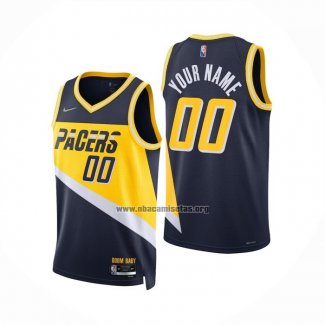 Camiseta Indiana Pacers Personalizada Ciudad 2021-22 Azul