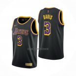 Camiseta Los Angeles Lakers Anthony Davis NO 3 Earned 2020-21 Negro