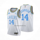 Camiseta Los Angeles Lakers Stanley Johnson NO 14 Classic 2022-23 Blanco