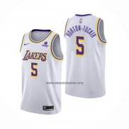 Camiseta Los Angeles Lakers Talen Horton-Tucker NO 5 Association 2021-22 Blanco
