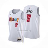 Camiseta Miami Heat Kyle Lowry NO 7 Ciudad 2022-23 Blanco
