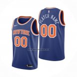 Camiseta New York Knicks Personalizada Icon 2020-21 Azul