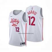 Camiseta Philadelphia 76ers Tobias Harris NO 12 Ciudad 2022-23 Blanco