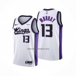 Camiseta Sacramento Kings Keegan Murray NO 13 Association 2023-24 Blanco