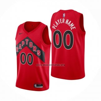 Camiseta Toronto Raptors Personalizada Icon 2020-21 Rojo