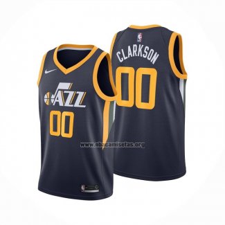 Camiseta Utah Jazz Jordan Clarkson NO 00 Icon Azul