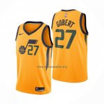 Camiseta Utah Jazz Rudy Gobert NO 27 Statement Amarillo