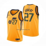 Camiseta Utah Jazz Rudy Gobert NO 27 Statement Amarillo