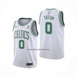 Camiseta Boston Celtics Jayson Tatum NO 0 Association 2021-22 Blanco