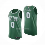 Camiseta Boston Celtics Jayson Tatum NO 0 Icon Autentico Verde