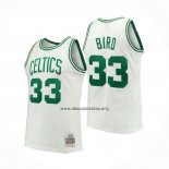 Camiseta Boston Celtics Larry Bird NO 33 Mitchell & Ness 1985-86 Blanco