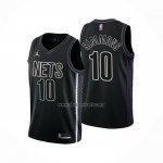 Camiseta Brooklyn Nets Ben Simmons NO 10 Statement 2022-23 Negro