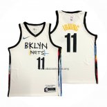 Camiseta Brooklyn Nets Kyrie Irving NO 11 Ciudad 2020-21 Blanco