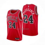 Camiseta Chicago Bulls Lauri Markkanen NO 24 Icon 2020-21 Rojo