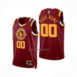 Camiseta Cleveland Cavaliers Personalizada Ciudad 2021-22 Rojo