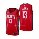 Camiseta Houston Rockets James Harden NO 13 Icon 2020-21 Rojo