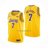 Camiseta Los Angeles Lakers Carmelo Anthony NO 7 Icon 2020 Amarillo