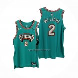 Camiseta Memphis Grizzlies Jason Williams NO 2 Classic Autentico Verde