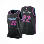 Camiseta Nino Miami Heat Jimmy Butler NO 22 Ciudad Negro